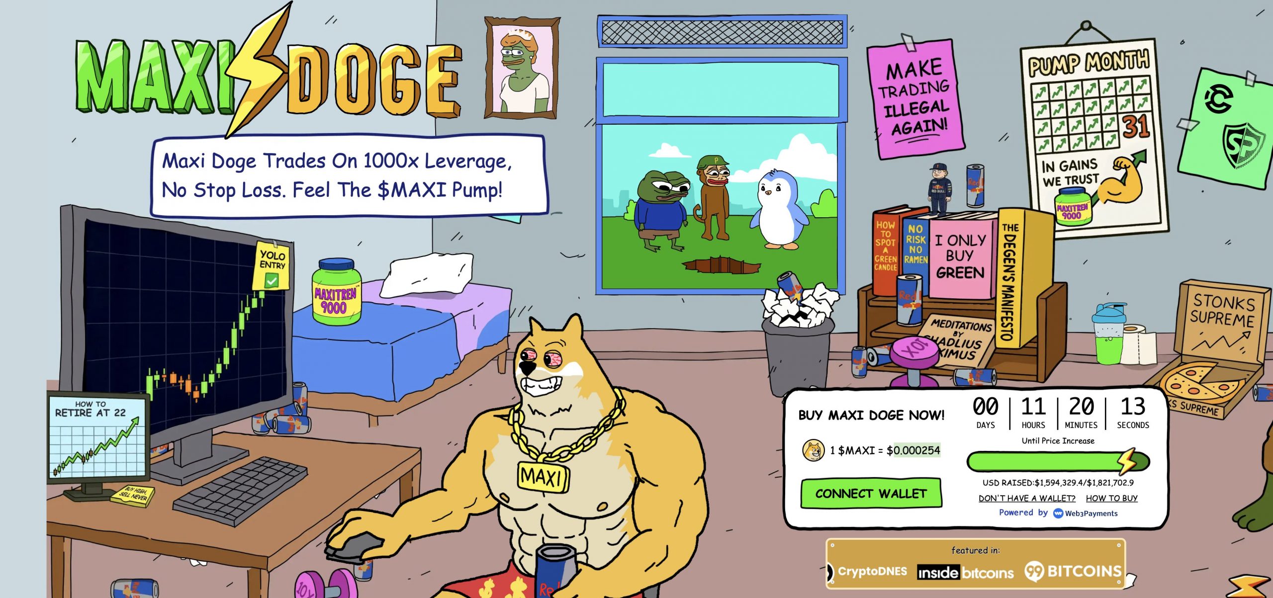 Maxi Doge web sitesi