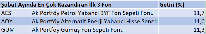 yatırım fonları