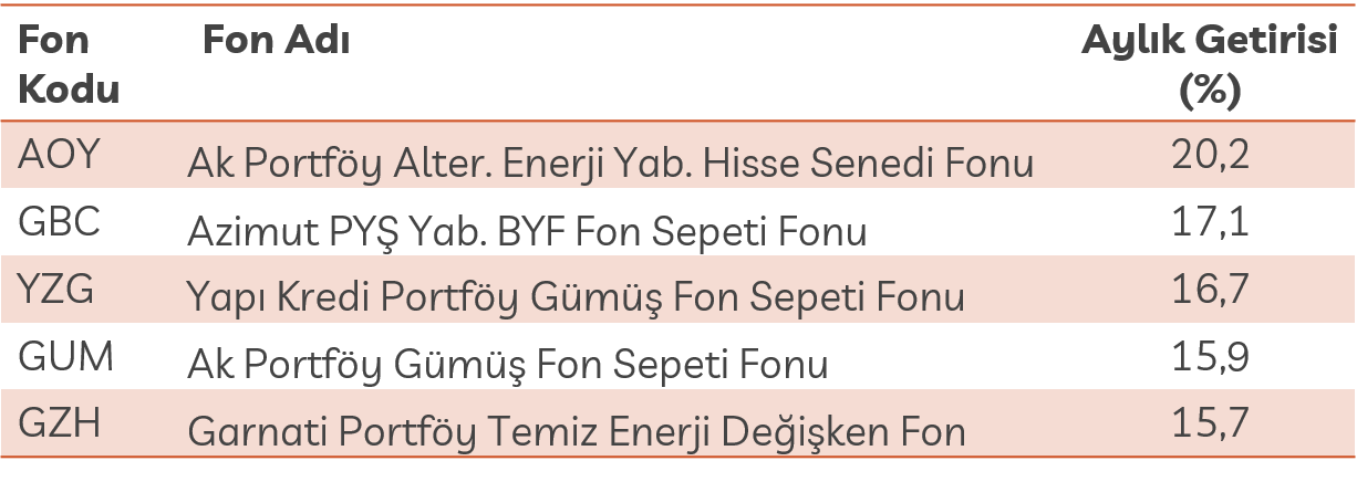 yatırım fonları