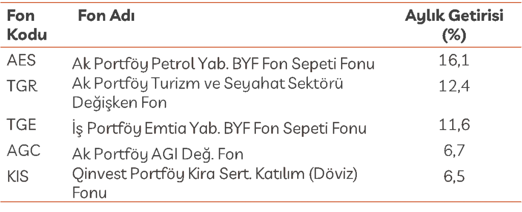 yatırım fonları